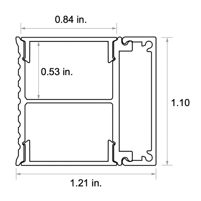 Diode LED CHROMAPATH SCONCE Channel