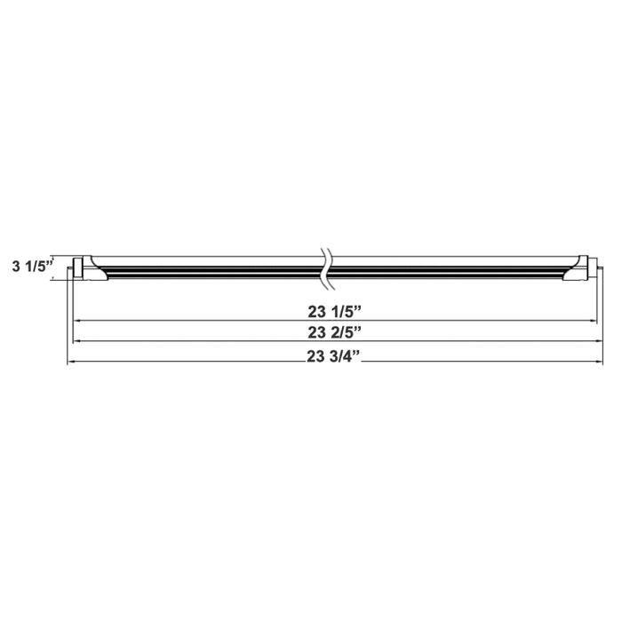 Westgate T8-EZX-PRO 2ft 10W LED T8 Linear Lamp, 4000K