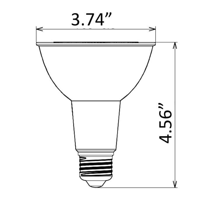 Westgate TC-PAR30 11W LED PAR30 Smart APP Compatible RGBW