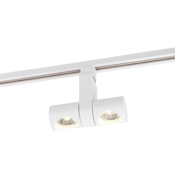 Nuvo TH483 24W LED Dual Pipe Track Head, 36 Degree Beam
