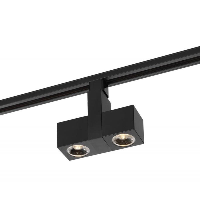 Nuvo TH485 24W LED Dual Square Track Head, 36 Degree Beam