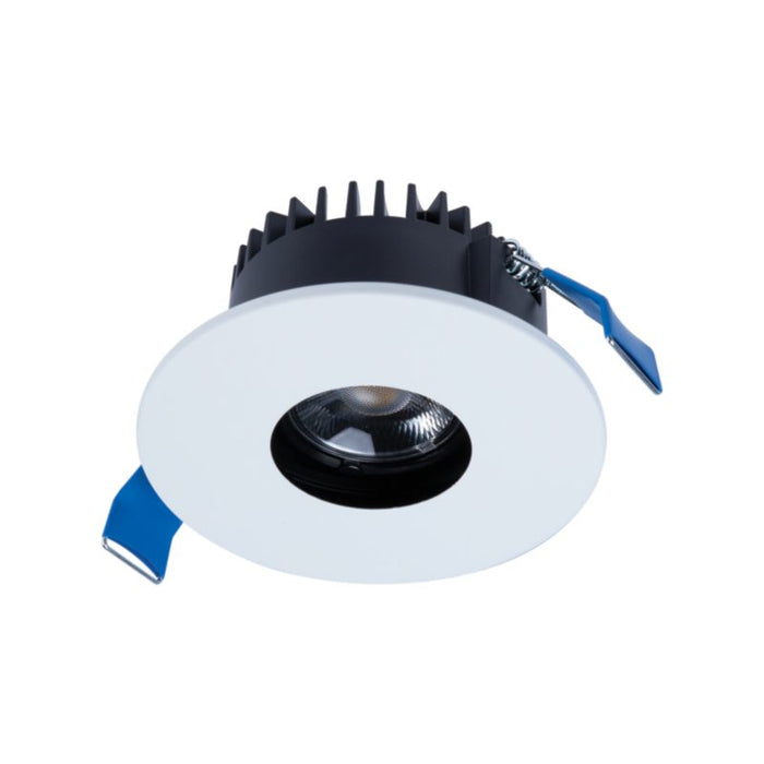 Halo TL41R 2" Round Pinhole Trim, Matte White Flange