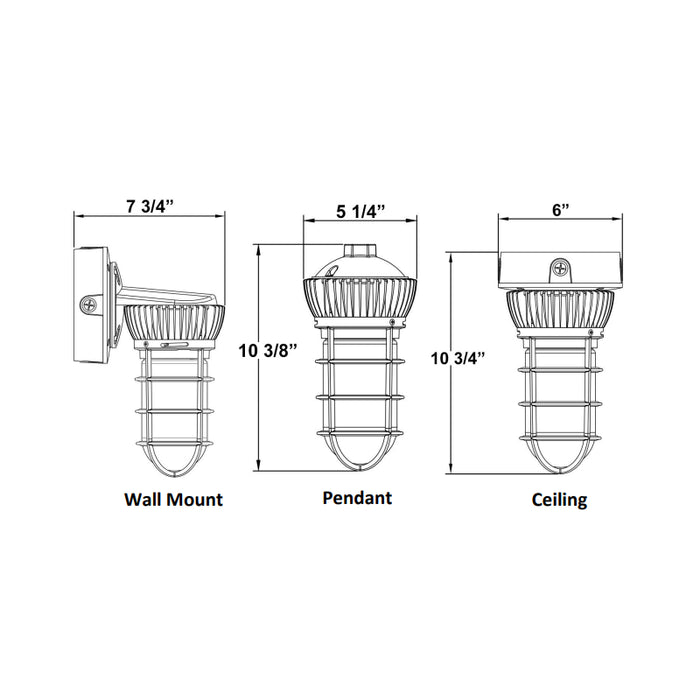 Westgate VTU 20W LED Vapor Lights