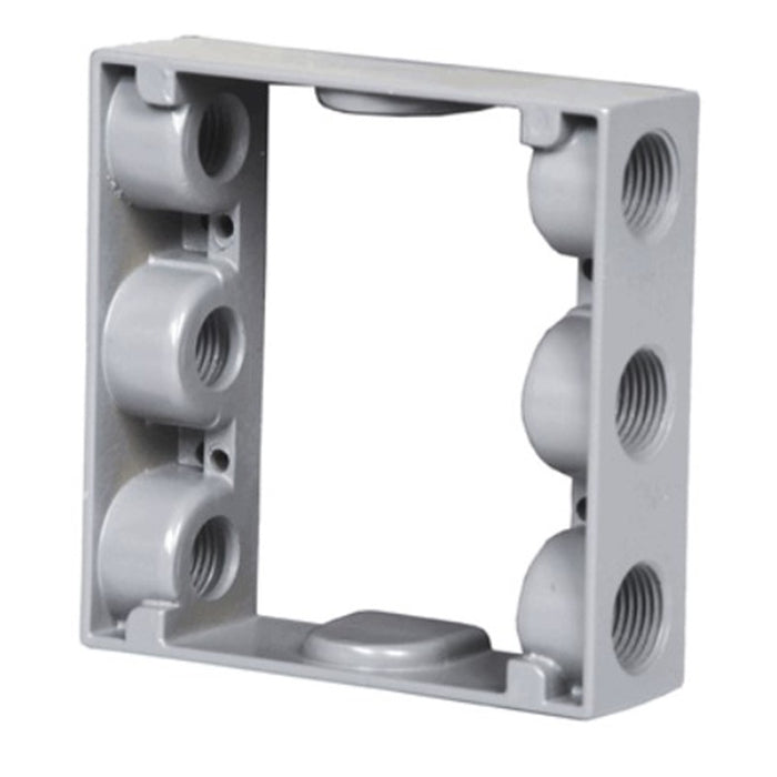 Westgate W2XB75-6 Two-Gang Extension Box, 3/4" Trade Size, 6 Outlet Holes