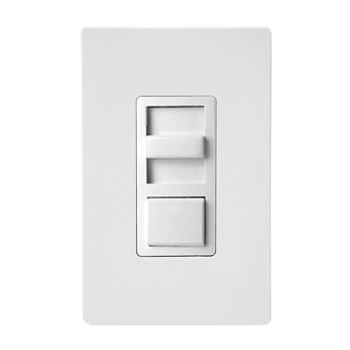 Greengate WBSD-010M-C1 0-10V Preset Slide Dimmer with momentary push button