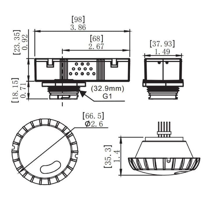 Westgate WEC-3MDR-42 Bi-level Microwave Motion Sensors