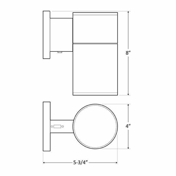 Westgate WMC 15W LED Outdoor Wall Sconce, Multi-CCT - Down Light