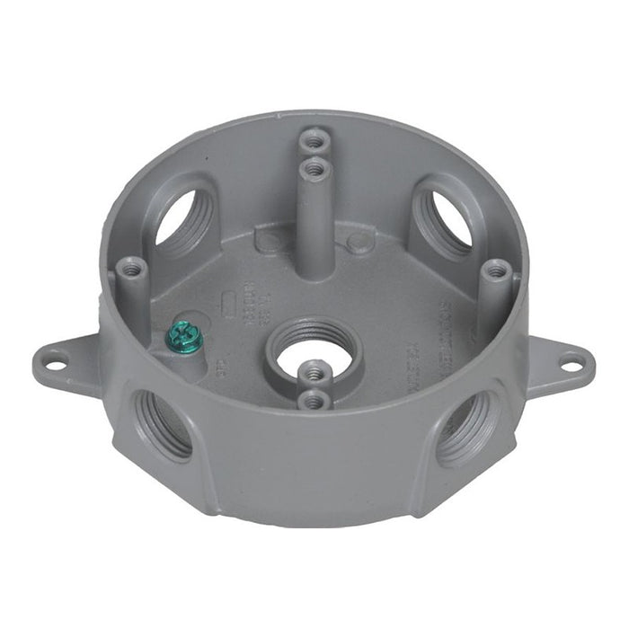 Westgate WRB75-5 Round Extension Box, 3/4" Trade Size, 5 Outlet Holes