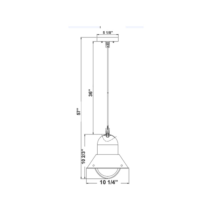 Westgate WSX 10" LED Seaside Swivel Rod Light