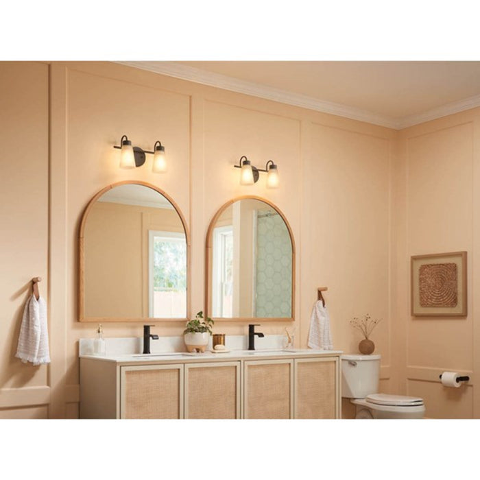 Kichler 55120 Stamos 2-lt 13" Vanity Light