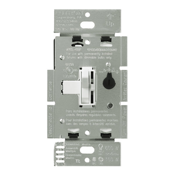 Lutron AYCL-153P Ariadni 150W Single-Pole / 3-Way , Incandascent/LED Dimmer