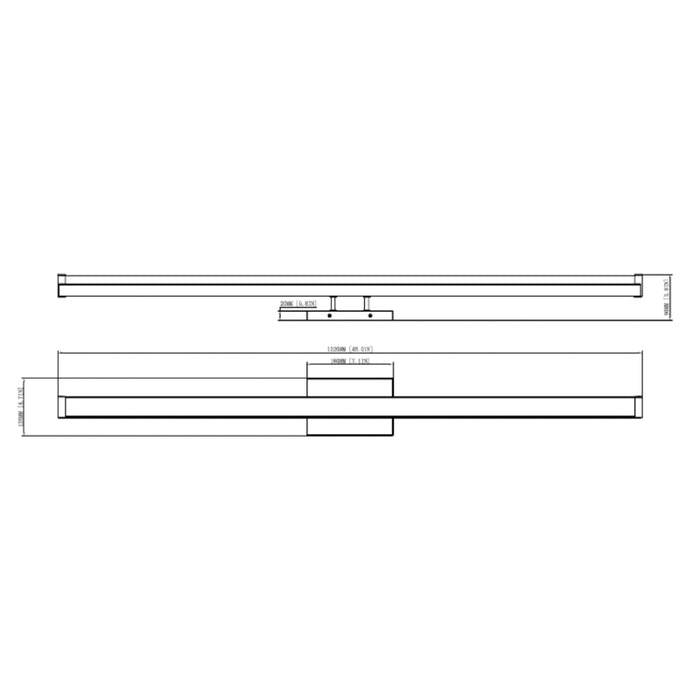 Westgate LVB 48" 32W LED Vanity Light, CCT