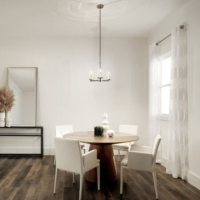 Kichler 43997 Crosby 3-lt 18" Chandelier/Semi Flush