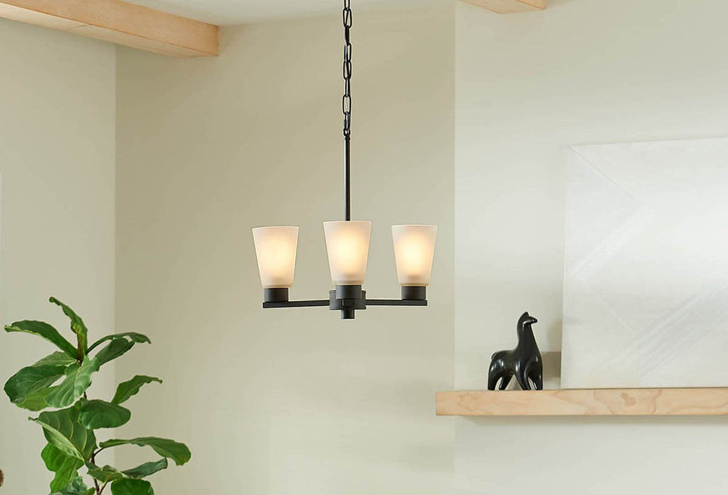Kichler 52435 Stamos 3-lt 18" Chandelier