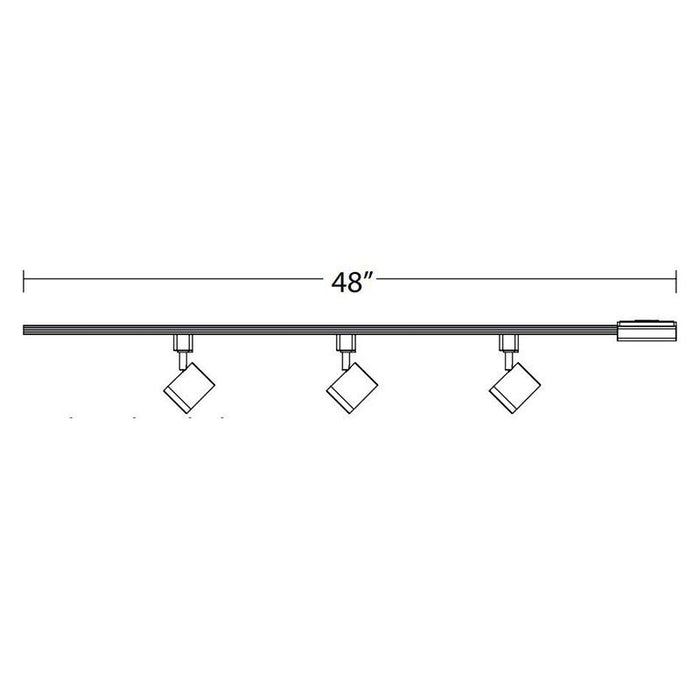 WAC H-8010/3  3 Light  LED Track Pack