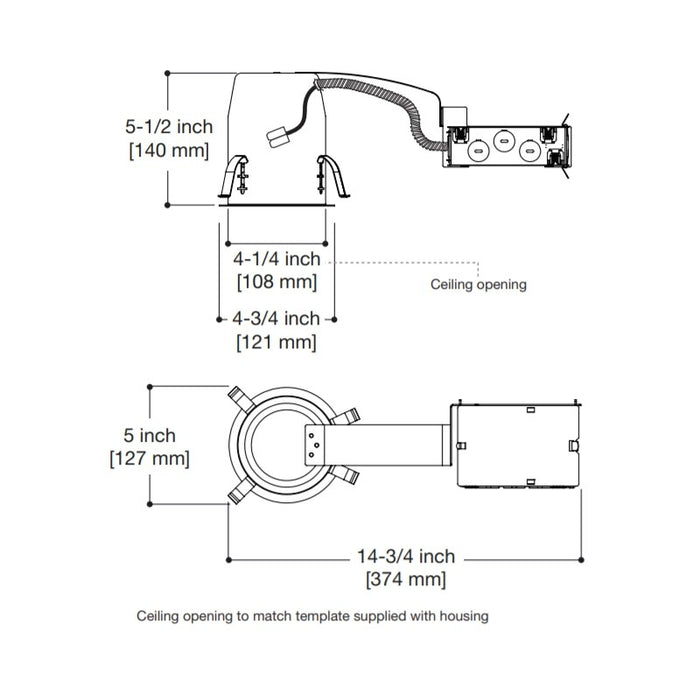 Halo H995RICAT 4" IC AIR-TITE LED Dedicated Remodel Housing