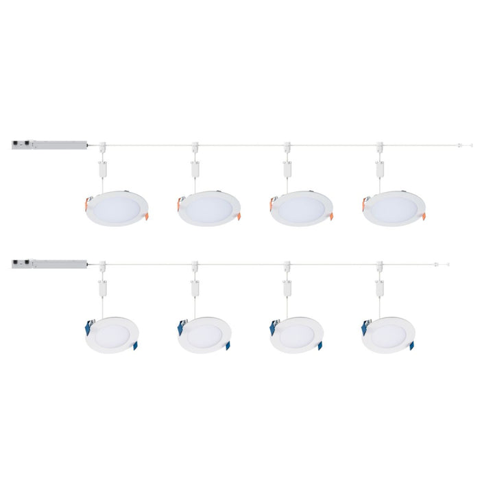 Halo HLBQL4069FSE010-6PK 4" QuickLink Low Voltage 0-10V Canless Downlights (6-Pack Kit Including Driver)