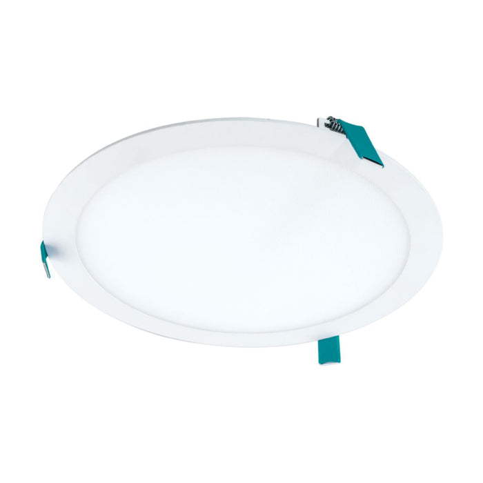 Halo HLB 12" 31W Slim Low-Glare Canless LED Lens Downlight 1300/1900/2300 lm, 27/30/35/40/5000K Selectable, 120-277V, Matte White