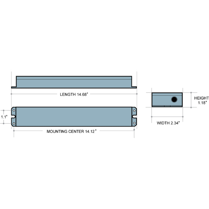 IOTA ILBLP CP15 15W LED Constant Power Emergency Driver