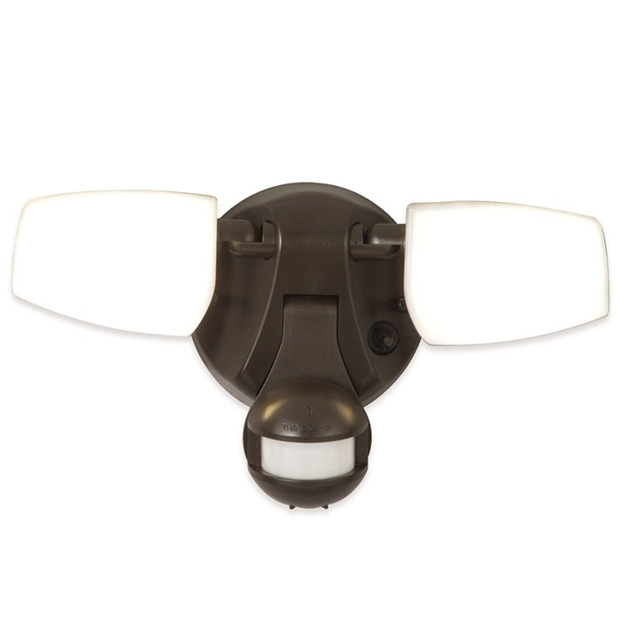 Halo PC LED Twin Head Flood 13W LED with Motion Floodlight Series and Selectable CCT