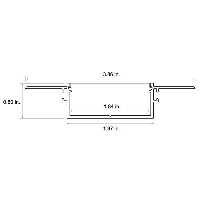 Diode LED CHROMAPATH 2" Mud-In Channel and Accessory Pack
