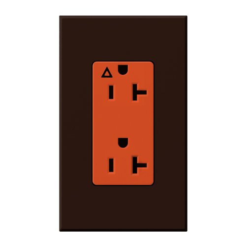 Lutron NTR-20-IG-OR Nova T* 20A Isolated Ground Receptacle