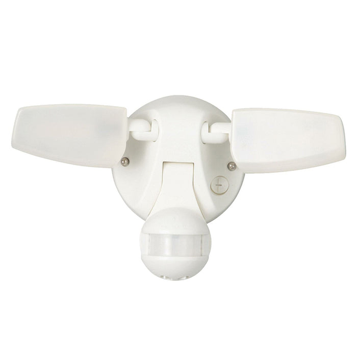 Halo PC LED Twin Head Flood 13W LED with Motion Floodlight Series and Selectable CCT