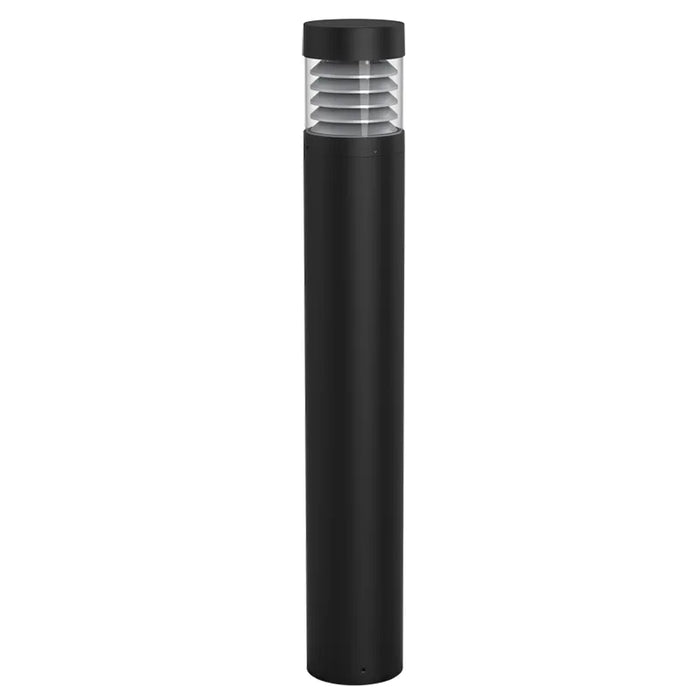 Westgate BOL 42" LED Round Flat Top Bollard, Clear Lens