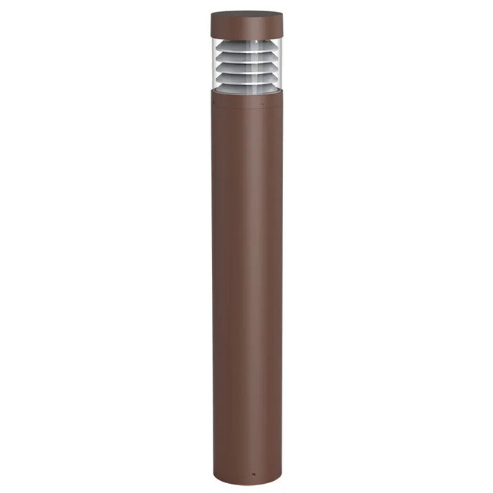 Westgate BOL 42" LED Round Flat Top Bollard, Clear Lens