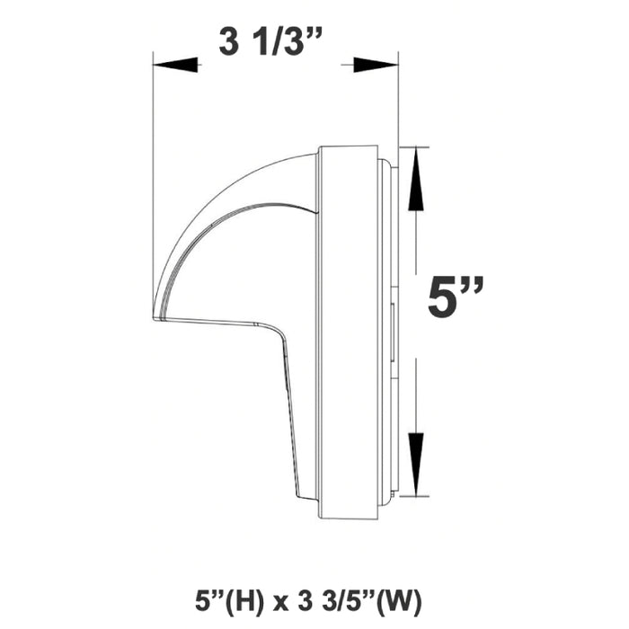 Westgate WMS-R 6W LED Round Wall/Step Light