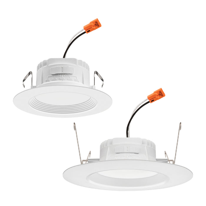 Juno Contractor Select RB56 SWW5 RetroBasics 5"/6" Switchable White LED Baffle Trim Kit, 5CCT Selectable, 860 Lumens, 120V,