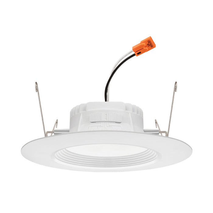 Juno Contractor Select RB56 SWW5 RetroBasics 5"/6" Switchable White LED Baffle Trim Kit, 5CCT Selectable, 860 Lumens, 120V,