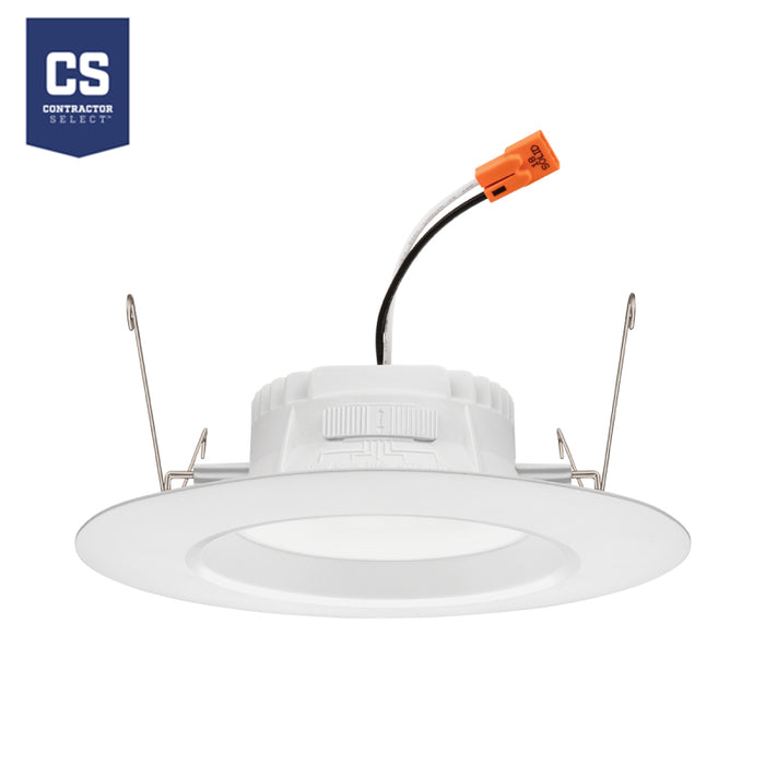 Juno Contractor Select RB56S SWW5 RetroBasics 5"/6" Switchable White LED Smooth Trim Kit, 5CCT Selectable, 860 Lumens, 120V