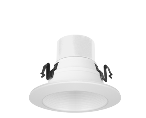 Elite REL437 4" Economy 10W LED Baffle Recessed Retrofit, 5CCT Selectable, 700 Lumens, 120V