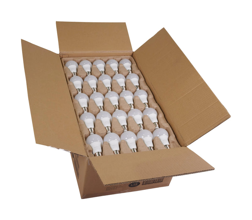 Satco S11412 9 Watt A19 LED; 2700K; Medium base; 220 deg. Beam Angle; 100-Contractor Pack