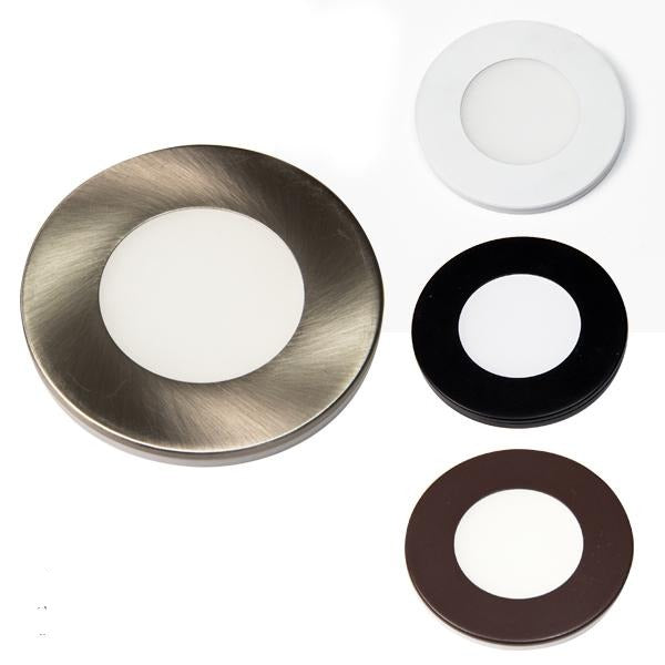 GM Lighting 12V Surface/Recess Mount LED Slim Puck Light