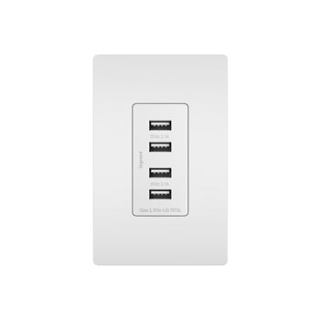 White w/ Wall Plate 