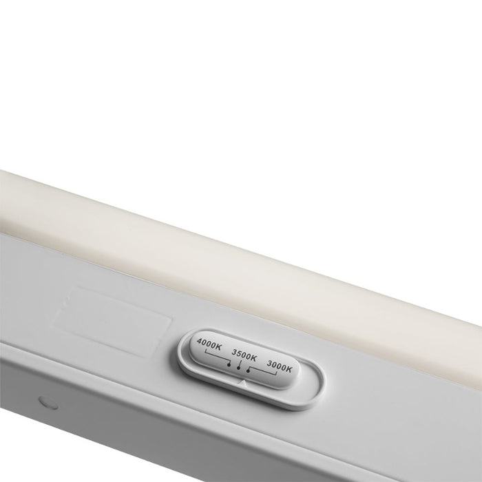 Juno UCES Economy 18" 8.2W LED Switchable Undercabinet, 3CCT & Lumen Selectable Dimmable 120V