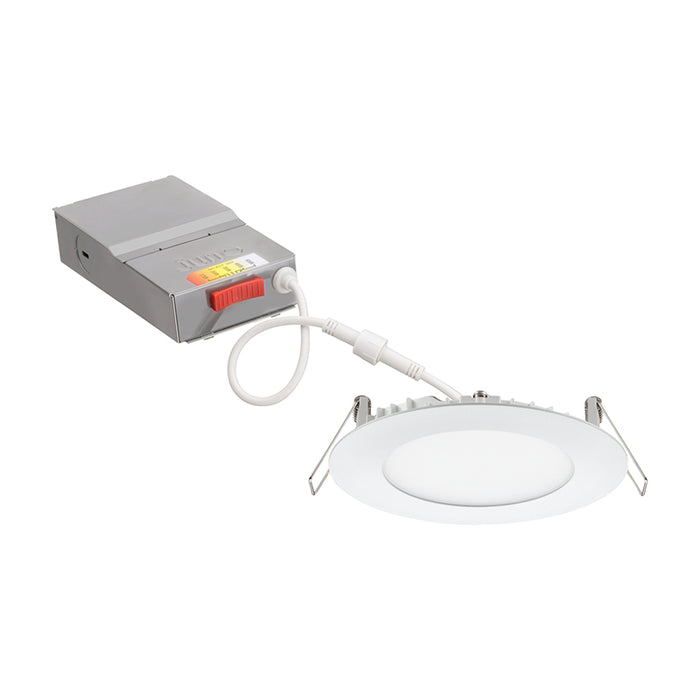 Juno Contractor Select WF4 SWW5 4" LED Ultra-Thin Canless, CCT Selectable, 670 lm, White